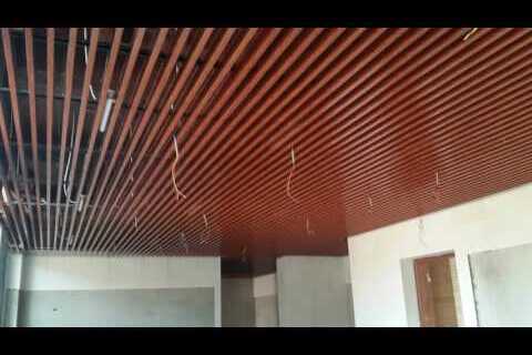 Trần nhôm vân gỗ , tran nhom van go | wood grain color ceiling