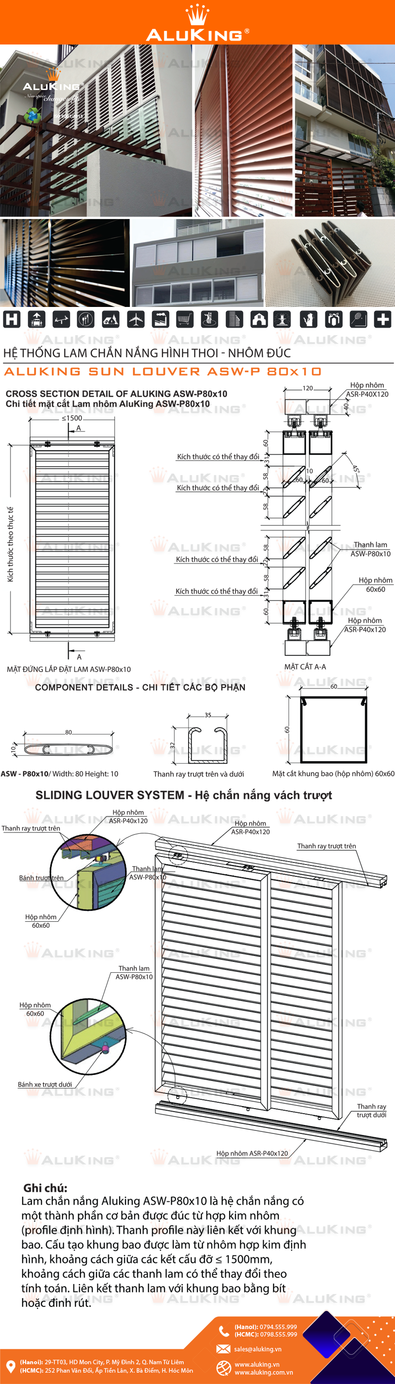 Hình thoi ASW-P80x10